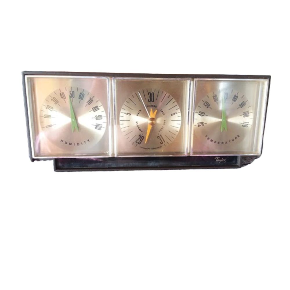 Vintage Taylor Instrument Desktop Weather Station Sybon Corporation Asheville NC